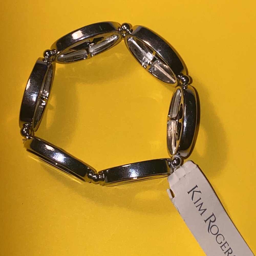 Kim Rogers-Blue & Silver bracelet